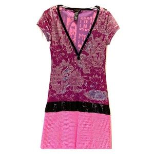 Custo Barcelona Short Pink Retro Dress